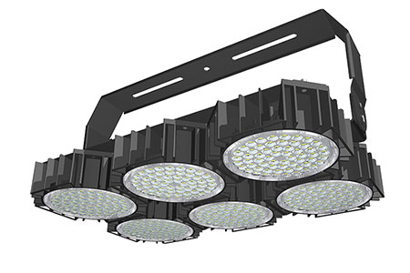  Luminaria LED de alto montaje HMF, alumbrado deportivo